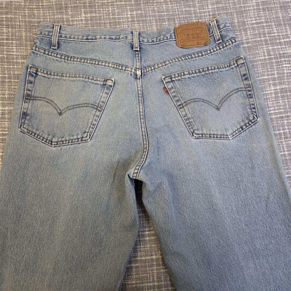 Levi's 550 Jeans Relaxed Fit Straight/Taper Distressed Men's 38X32 (act. 37X32)